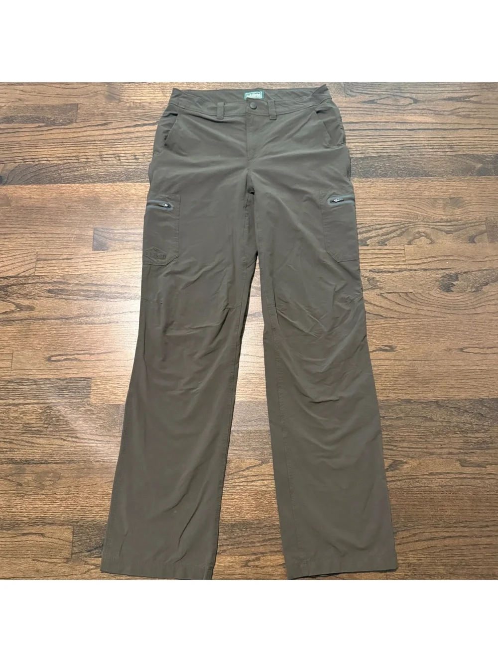 L.L. Bean Men's Hiking Standard Fit Dark Cinder Brown Pants SZ 30 x 34